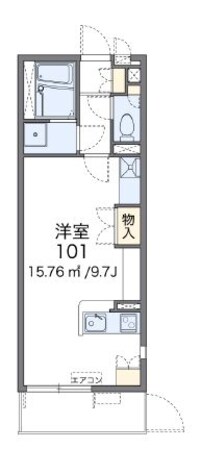 レオネクスト中川IIIの物件間取画像